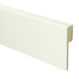 PPC MDF Renovatieplint modern 90x18 voorgelakt RAL 9010