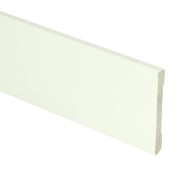 PPC MDF Moderne plint 55x6 wit voorgelakt RAL 9010