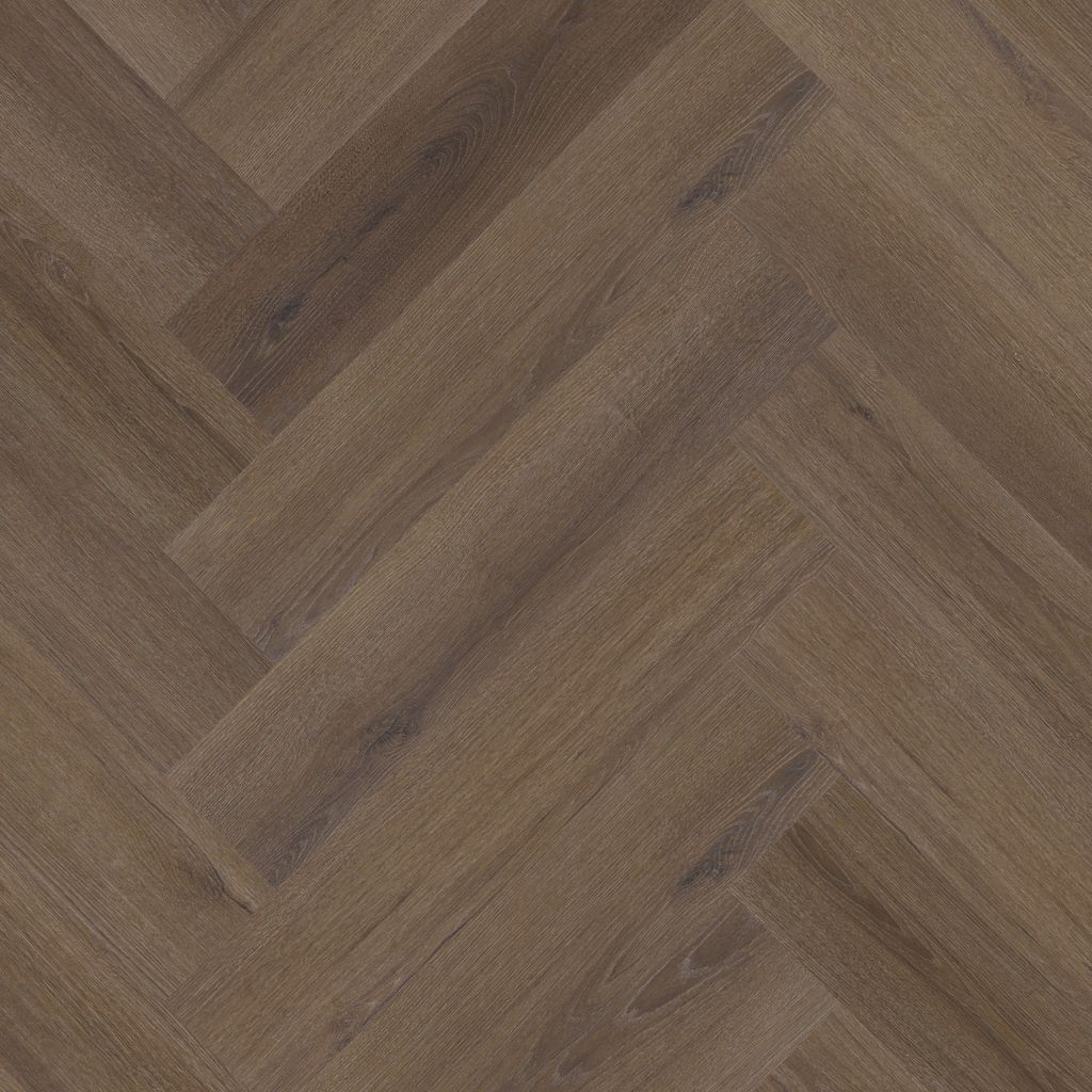 Ambiant Spigato xl Valento visgraat click SRC brown vloerbeeld