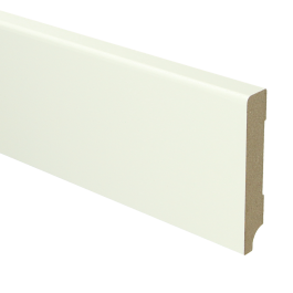 PPC MDF Moderne plint 90x15 wit voorgelakt RAL 9010