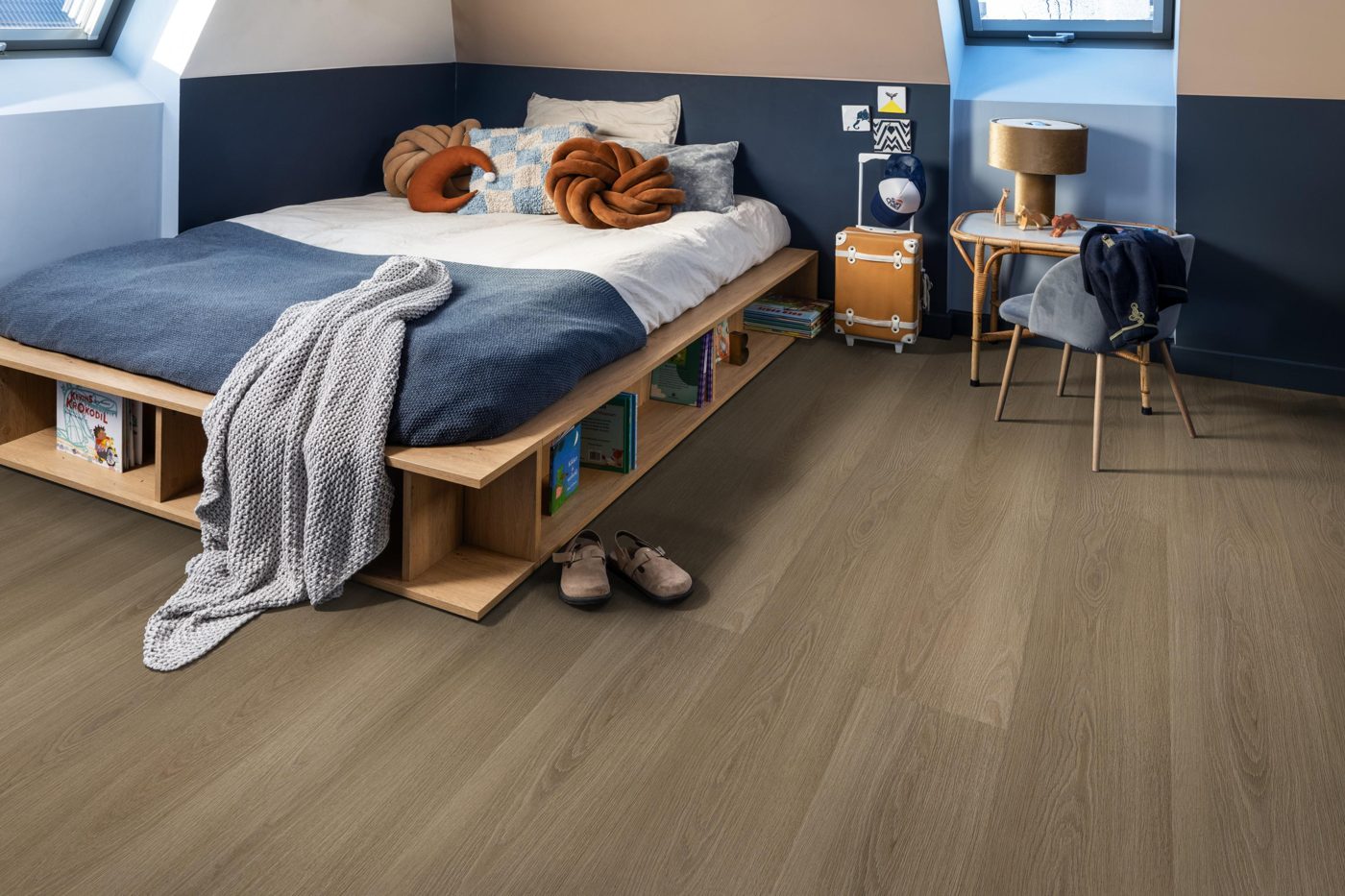 Ambiant klik pvc Soleno dark oak - Afbeelding 2