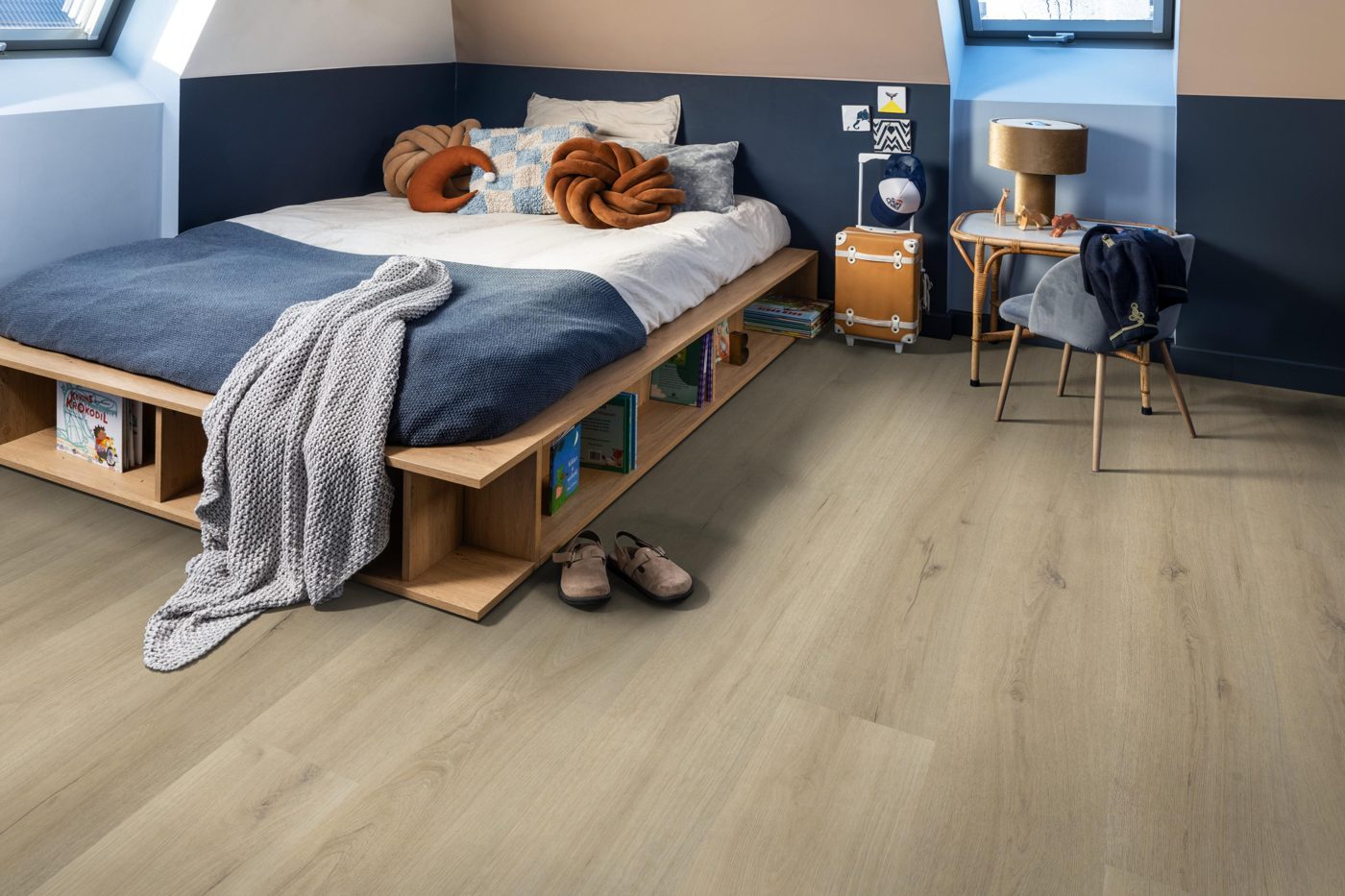 Ambiant klik pvc Valento warm beige - Afbeelding 3