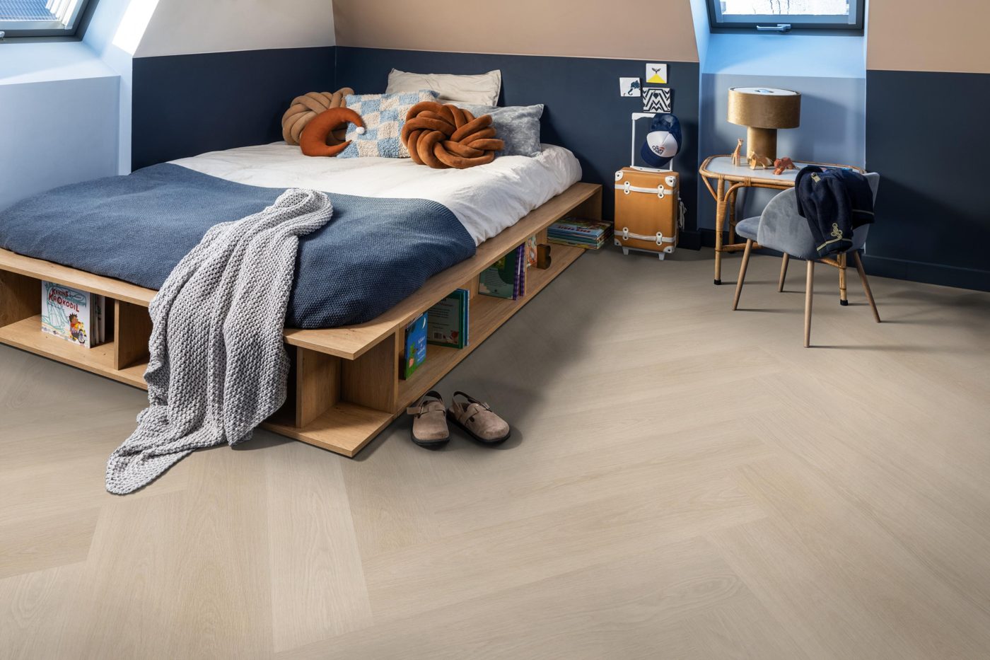 Ambiant klik pvc Spigato xl Soleno visgraat beige - Afbeelding 3