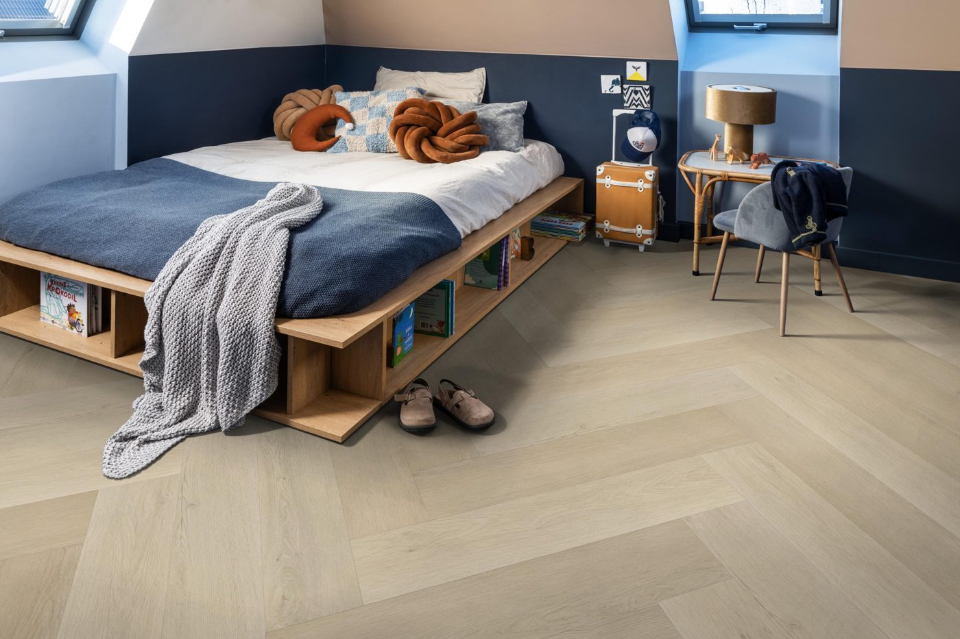 Ambiant klik pvc Spigato xl Marento visgraat beige - Afbeelding 3