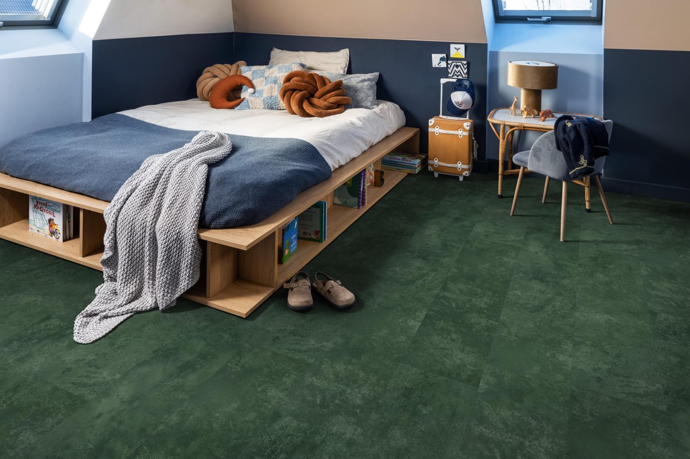 Ambiant plak pvc Viretto dark green - Afbeelding 3
